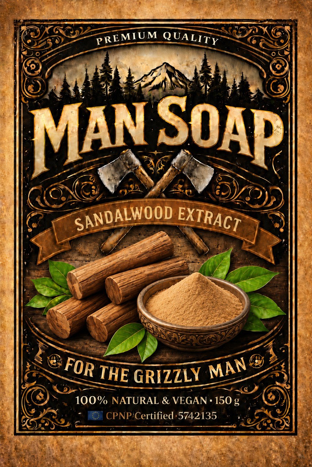 Sandalwood Extract Soap - 130g
