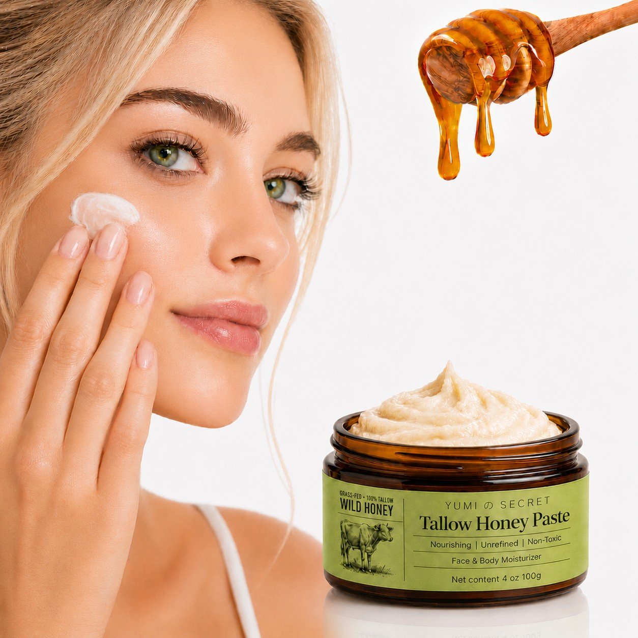 Tallow Shea Butter & Wild Honey Balm - Image 4